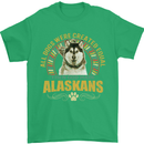An Alaskan Dog Mens T-Shirt 100% Cotton Irish Green