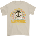 An Alaskan Dog Mens T-Shirt 100% Cotton Sand