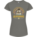 An Alaskan Dog Womens Petite Cut T-Shirt Charcoal