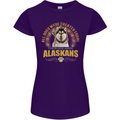 An Alaskan Dog Womens Petite Cut T-Shirt Purple