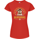 An Alaskan Dog Womens Petite Cut T-Shirt Red