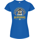 An Alaskan Dog Womens Petite Cut T-Shirt Royal Blue
