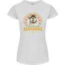 An Alaskan Dog Womens Petite Cut T-Shirt White