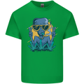 An Alien Smoking Weed Funny Drug Culture Kids T-Shirt Childrens Irish Green