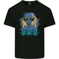 An Alien Smoking Weed Funny Drug Culture Mens Cotton T-Shirt Tee Top Black