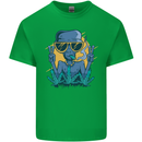 An Alien Smoking Weed Funny Drug Culture Mens Cotton T-Shirt Tee Top Irish Green