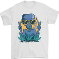 An Alien Smoking Weed Funny Drug Culture Mens T-Shirt Cotton Gildan White