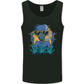 An Alien Smoking Weed Funny Drug Culture Mens Vest Tank Top Black