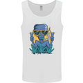 An Alien Smoking Weed Funny Drug Culture Mens Vest Tank Top White