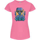 An Alien Smoking Weed Funny Drug Culture Womens Petite Cut T-Shirt Azalea