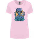 An Alien Smoking Weed Funny Drug Culture Womens Wider Cut T-Shirt Light Pink