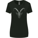An Alpine Goat Womens Wider Cut T-Shirt Black