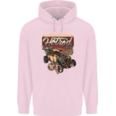 An American Original Hotrod Childrens Kids Hoodie Light Pink