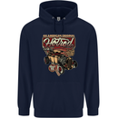 An American Original Hotrod Childrens Kids Hoodie Navy Blue