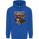 An American Original Hotrod Childrens Kids Hoodie Royal Blue