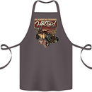 An American Original Hotrod Cotton Apron 100% Organic Dark Grey