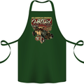 An American Original Hotrod Cotton Apron 100% Organic Forest Green