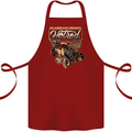 An American Original Hotrod Cotton Apron 100% Organic Maroon