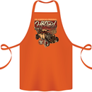 An American Original Hotrod Cotton Apron 100% Organic Orange