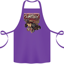 An American Original Hotrod Cotton Apron 100% Organic Purple