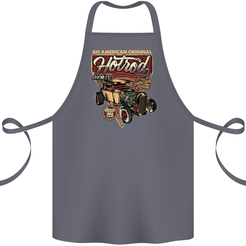 An American Original Hotrod Cotton Apron 100% Organic Steel