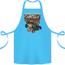 An American Original Hotrod Cotton Apron 100% Organic Turquoise