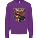 An American Original Hotrod Kids Sweatshirt Jumper Purple