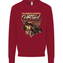 An American Original Hotrod Kids Sweatshirt Jumper Red