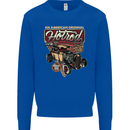 An American Original Hotrod Kids Sweatshirt Jumper Royal Blue