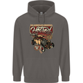 An American Original Hotrod Mens 80% Cotton Hoodie Charcoal