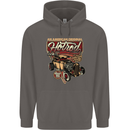 An American Original Hotrod Mens 80% Cotton Hoodie Charcoal