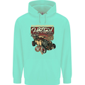 An American Original Hotrod Mens 80% Cotton Hoodie Peppermint