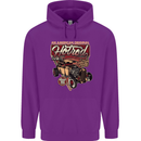 An American Original Hotrod Mens 80% Cotton Hoodie Purple