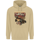 An American Original Hotrod Mens 80% Cotton Hoodie Sand