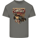 An American Original Hotrod Mens Cotton T-Shirt Tee Top Charcoal