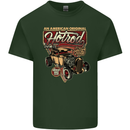 An American Original Hotrod Mens Cotton T-Shirt Tee Top Forest Green