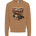 An American Original Hotrod Mens Sweatshirt Jumper Caramel Latte