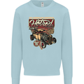 An American Original Hotrod Mens Sweatshirt Jumper Light Blue
