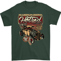 An American Original Hotrod Mens T-Shirt Cotton Gildan Forest Green