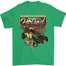 An American Original Hotrod Mens T-Shirt Cotton Gildan Irish Green