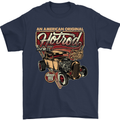 An American Original Hotrod Mens T-Shirt Cotton Gildan Navy Blue