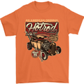An American Original Hotrod Mens T-Shirt Cotton Gildan Orange