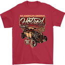 An American Original Hotrod Mens T-Shirt Cotton Gildan Red