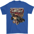 An American Original Hotrod Mens T-Shirt Cotton Gildan Royal Blue
