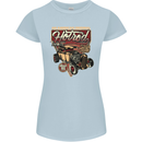 An American Original Hotrod Womens Petite Cut T-Shirt Light Blue