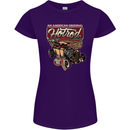 An American Original Hotrod Womens Petite Cut T-Shirt Purple