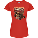 An American Original Hotrod Womens Petite Cut T-Shirt Red