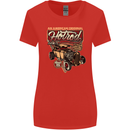 An American Original Hotrod Womens Wider Cut T-Shirt Red