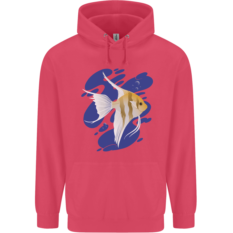 An Angel Fish in the Ocean Childrens Kids Hoodie Heliconia