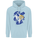 An Angel Fish in the Ocean Childrens Kids Hoodie Light Blue